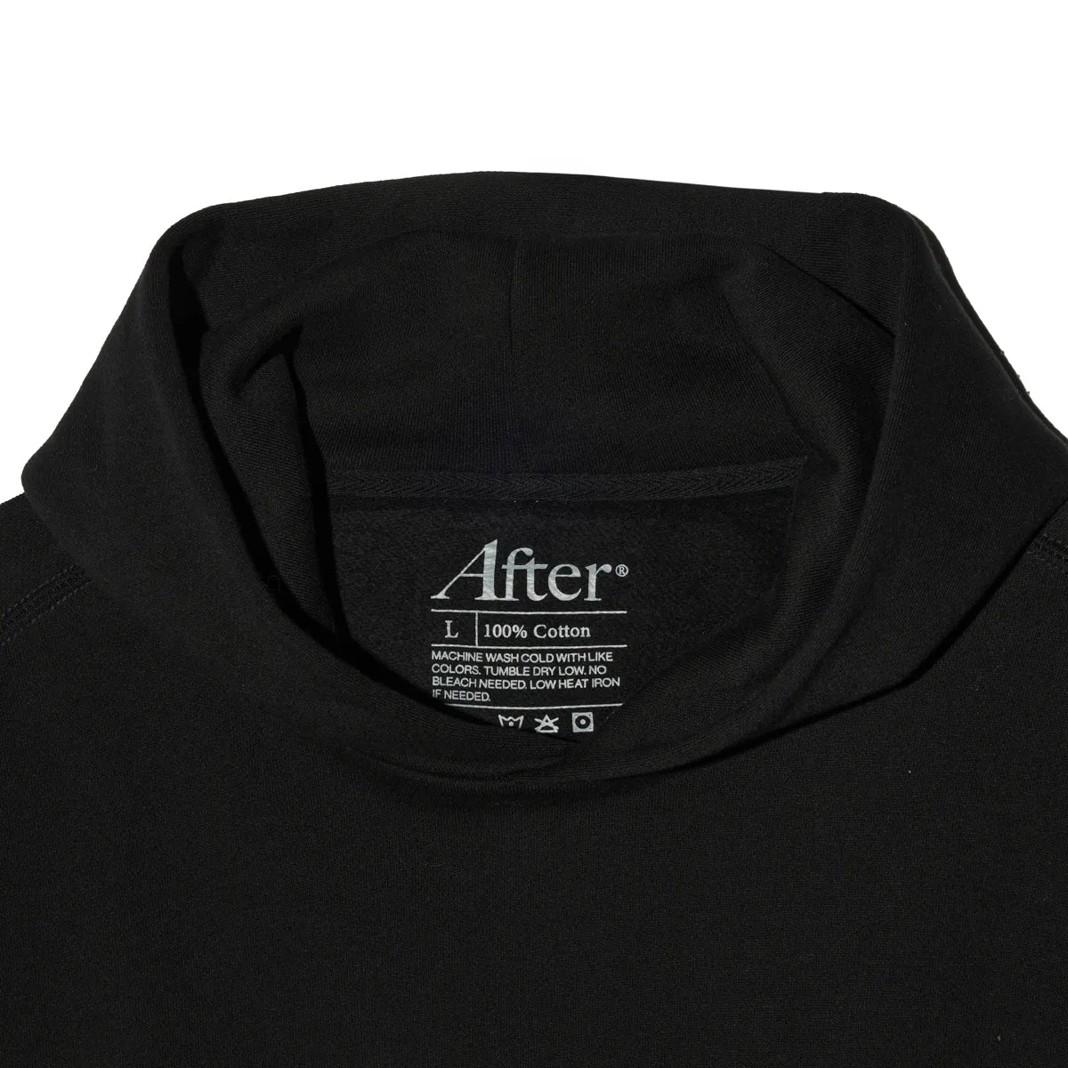 After Washed Hoodie Black